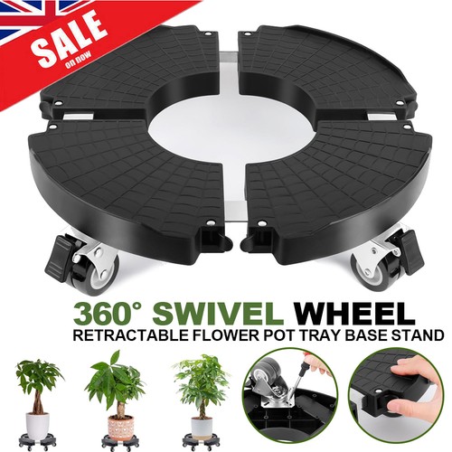 Round plant trolley - round, with
