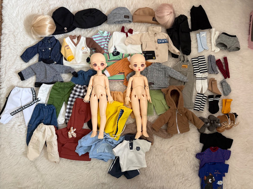 Bjd yosd resin two dolls - 1/6,