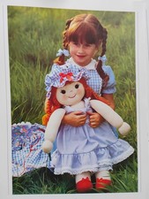 Jean Greenhowe sewing ~ Jennifer Rag Doll 24” 61 cms (cut from old craft book]