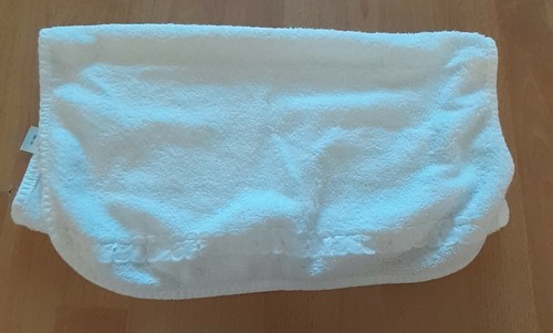 Mothercare white baby towel - white,