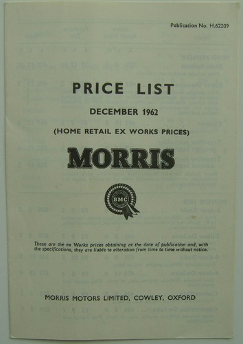 Morris mini minor - mini, 1100