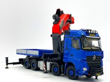 Mercedes Arocs 8x4 palfinger crane PK1650TEC+ballast box+jib, WSI truck models