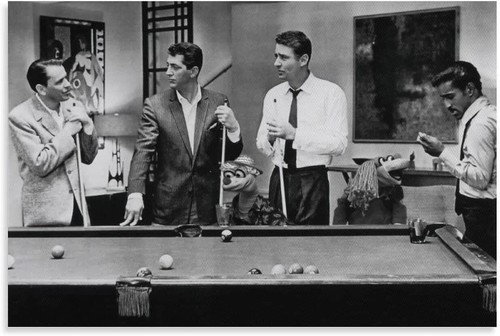 The rat pack - poster, playing
