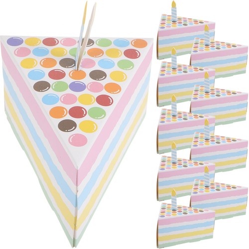 10pcs triangle cake shaped - 10pcs,