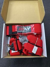 Motamec 6 Point Harness Red