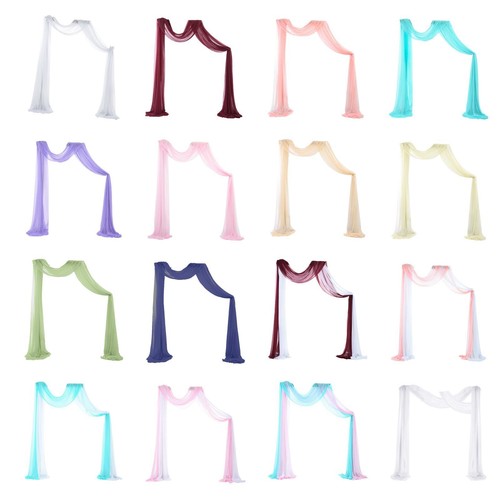Wedding arch draping chiffon - arch,
