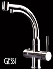 Gessi Oxygen Kitchen Tap with Filtered Cold water spout Chrome, 902