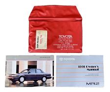 1991 Toyota MR2 Owners Manual User Guide Owner's Operator Book SW20