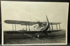 c1928 RAF No 12 Sqn ? Fairey Fawn Serial J 7224 - original Real Photo Postcard