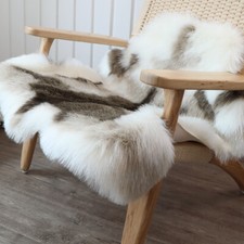 Reindeer Printed Faux Fur