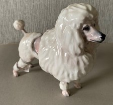 ROYAL DOULTON DOG THE FRENCH POODLE No.HN 2631 WHITE GLOSS MEDIUM PERFECT