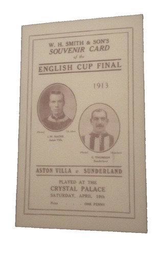 1913 cup final wh smith - fa,