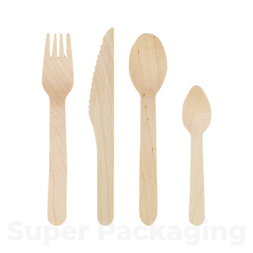 Disposable wooden cutlery - disposable,