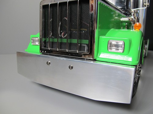 Aluminum front bumper guard - aluminum,