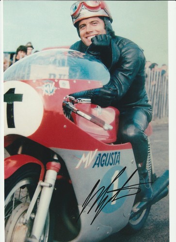 Giacomo agostini autograph - autograph,