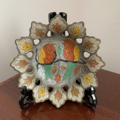 Folk art brass hand - art,