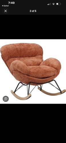 Sienna rocking chair burnt - sienna,
