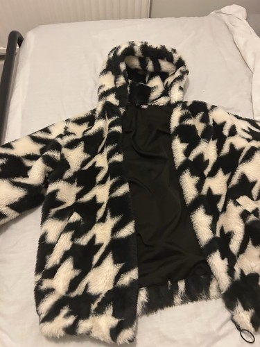Black white houndstooth - black/white,