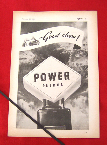Power petrol globe 1948 - globe,
