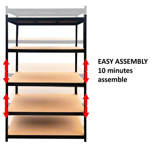 Tier metal garage shelving - metal,