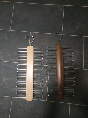 Pair tie belt hangers - pair, tie/belt