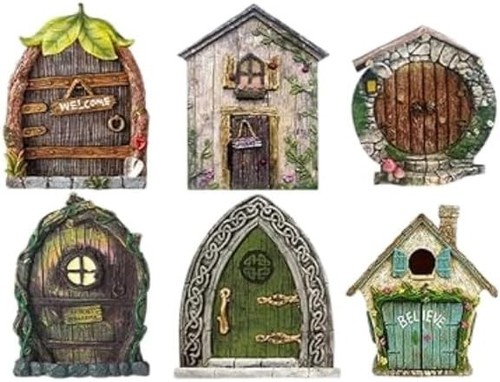 Fairy garden doors set - fairy,