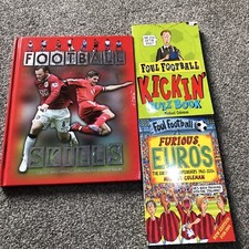 Kickin Quiz Book (Foul Football), Furious Euros And Football Skills Book Bundle
