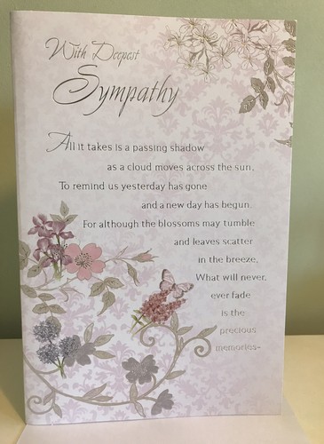 Sympathy card condolence - sympathy,