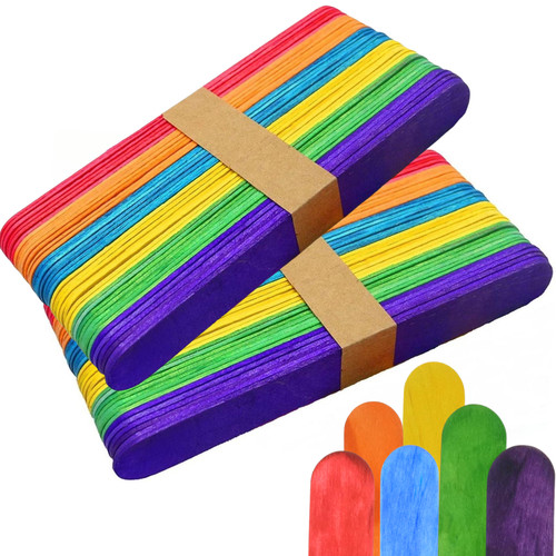 Jumbo lolly sticks coloured - sticks,,
