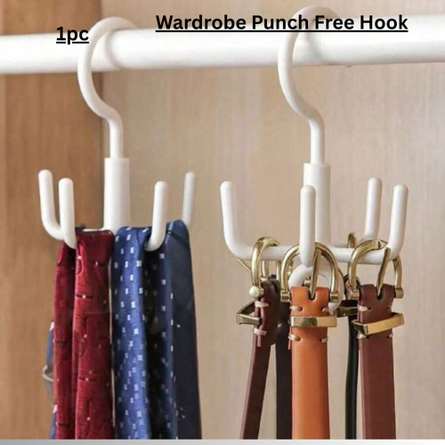 Wardrobe punch free hook - wardrobe,