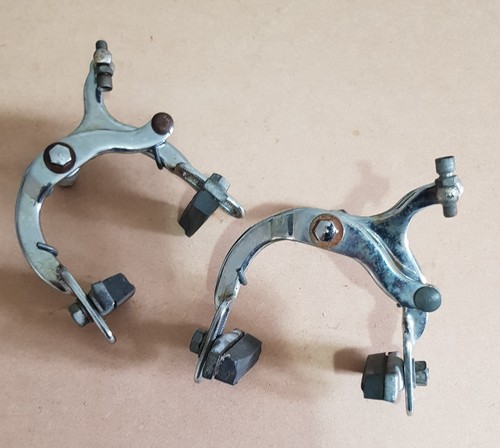 Vintage chrome bicycle brake - chrome,