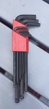 Bondhus Allen Key Set Ball End Hex 9 Pcs Metric 1.5mm - 10mm  Used