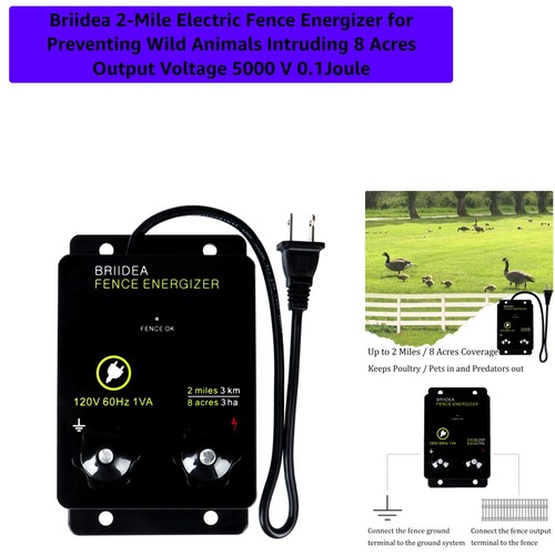Listed electric fence - listed,