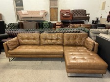 Dwell Paris Tan Real Leather