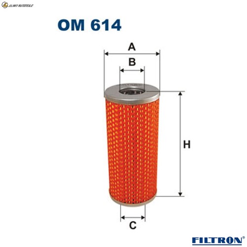 Oil filter 614 - for, alfa