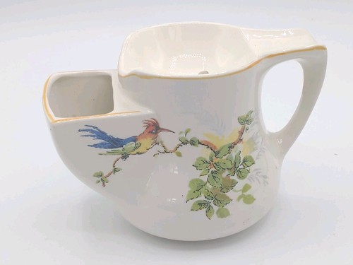 Vintage shaving mug - with, bird