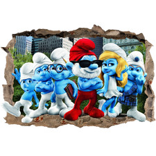 Smurfs Removable Wall Sticker