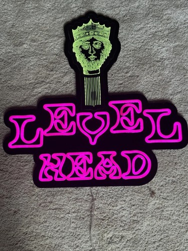 Level head neon beer - neon,
