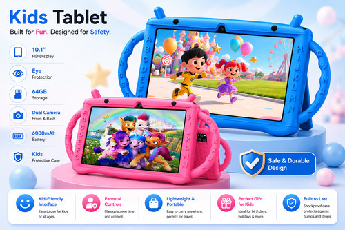 Andriod kids tablet 1 - kids, 10.1"