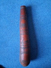 Large Vintage Etched  Calabash