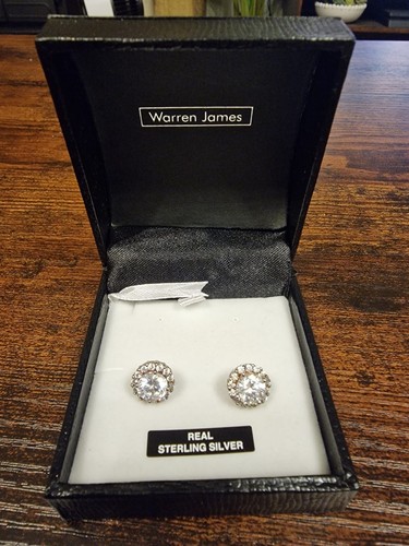 Sterling silver stud - stud, earrings