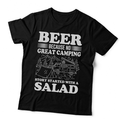 Camping van adventure shirt - van,