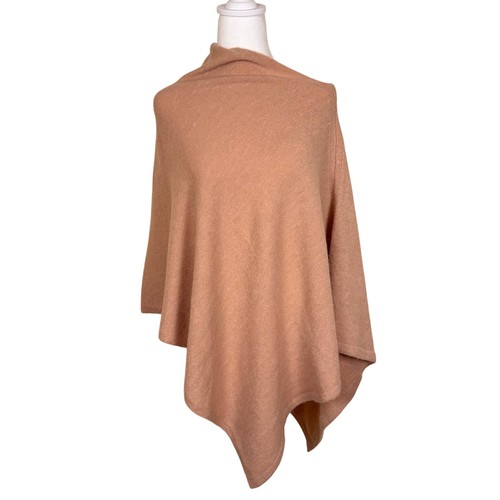 Look cashmere poncho - cashmere, dusty
