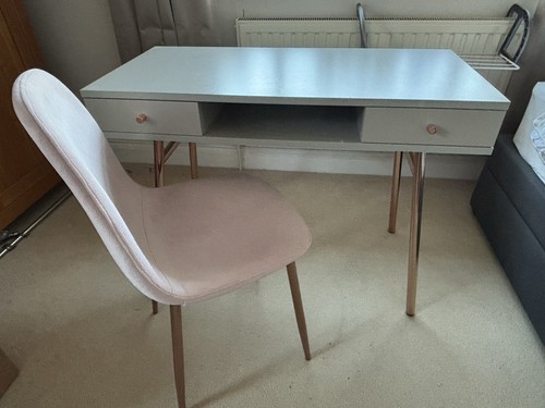 Habitat grey desk dressing - grey, desk/dressing