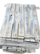 1sqm Washed Grey Recycled Pallet Wood- Sanded Boards - Hand prepared - DIY