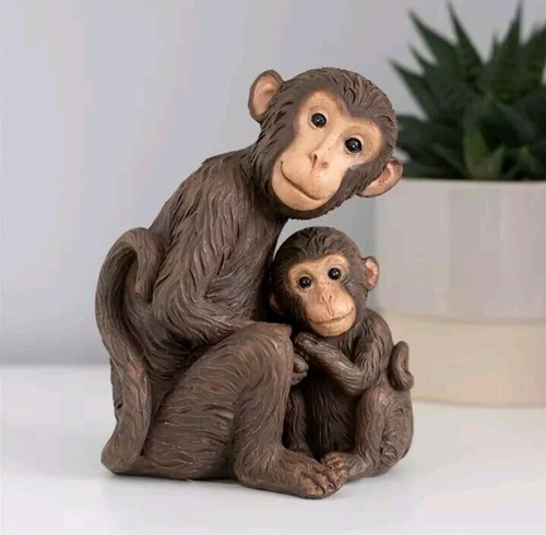 Monkey mother and baby - monkey,