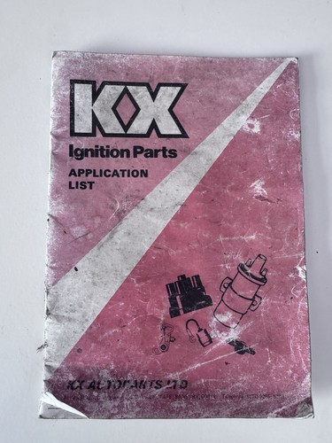 Vintage manual catalogue kx - -,