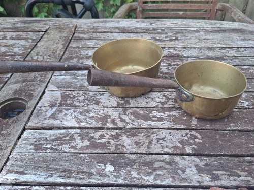 Antique solid brass - x, sauce