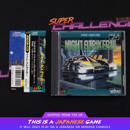 Night striker mcd sega - mega, cd