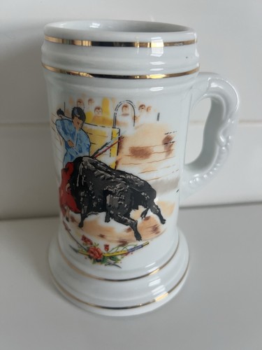Spanish bull fighter - fighter, stein